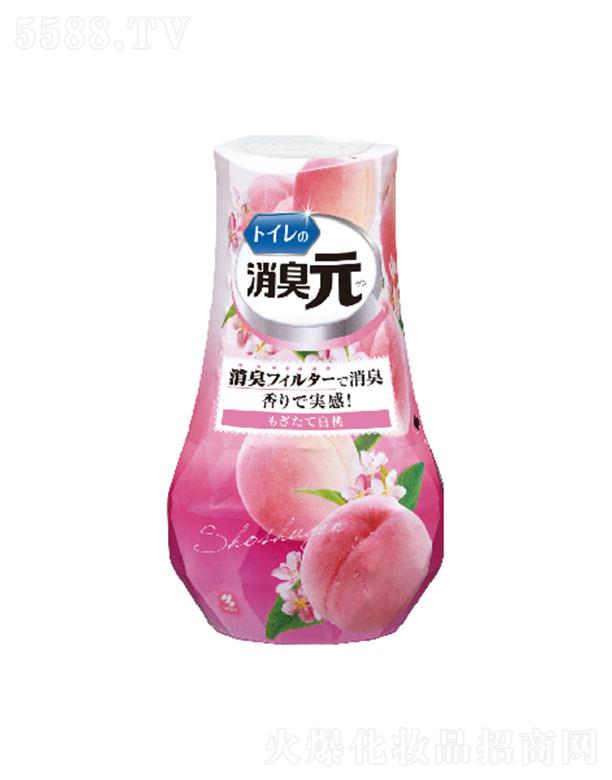 小林廁所用消臭元新鮮白桃