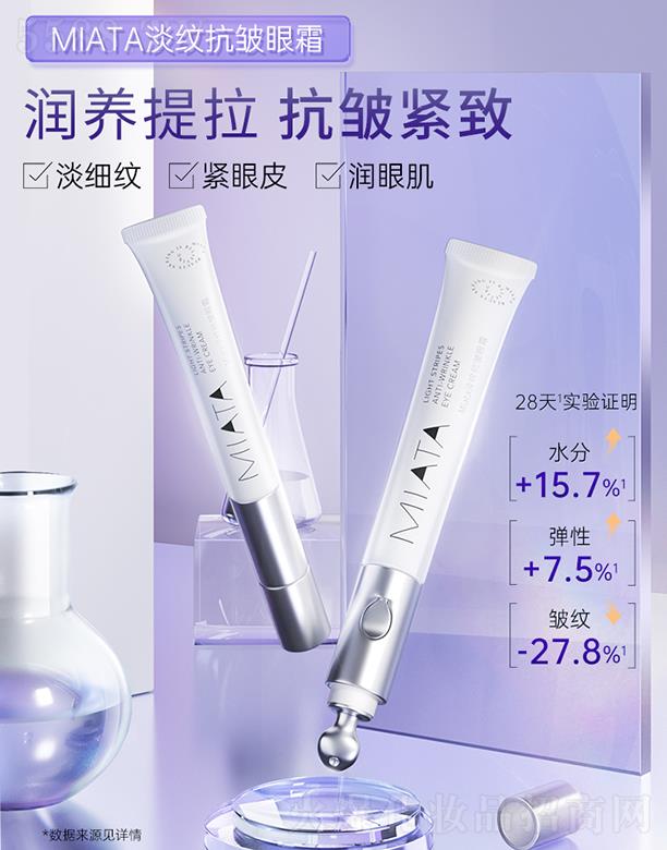 淡紋抗皺眼霜